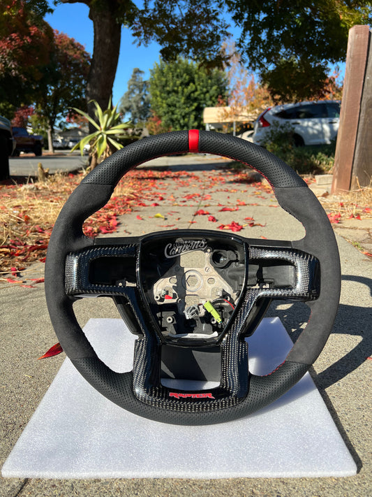 2017-2020 Ford Raptor Carbon fiber steering wheel